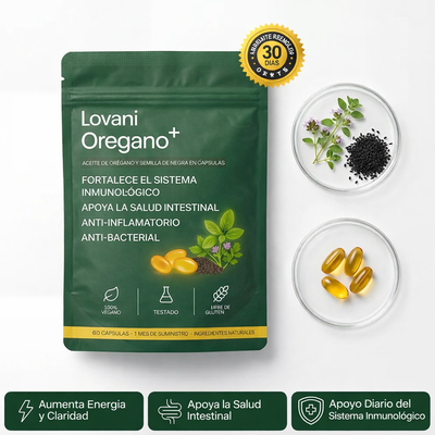 Aceite de Orégano con Aceite de Semilla Negra