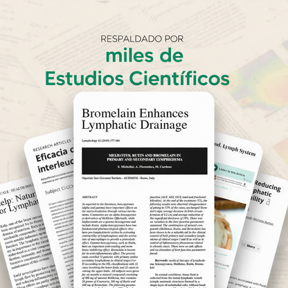 Cápsulas de drenaje linfático