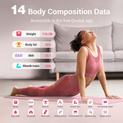Lovani Pink Smart Body Weight Scale
