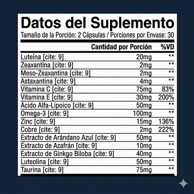 Lovani Fórmula Avanzada para los Ojos 15-en-1