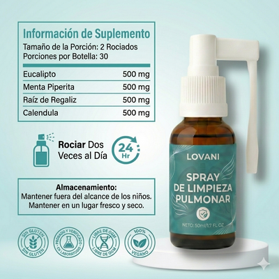 Spray para Limpieza Pulmonar Lovani™