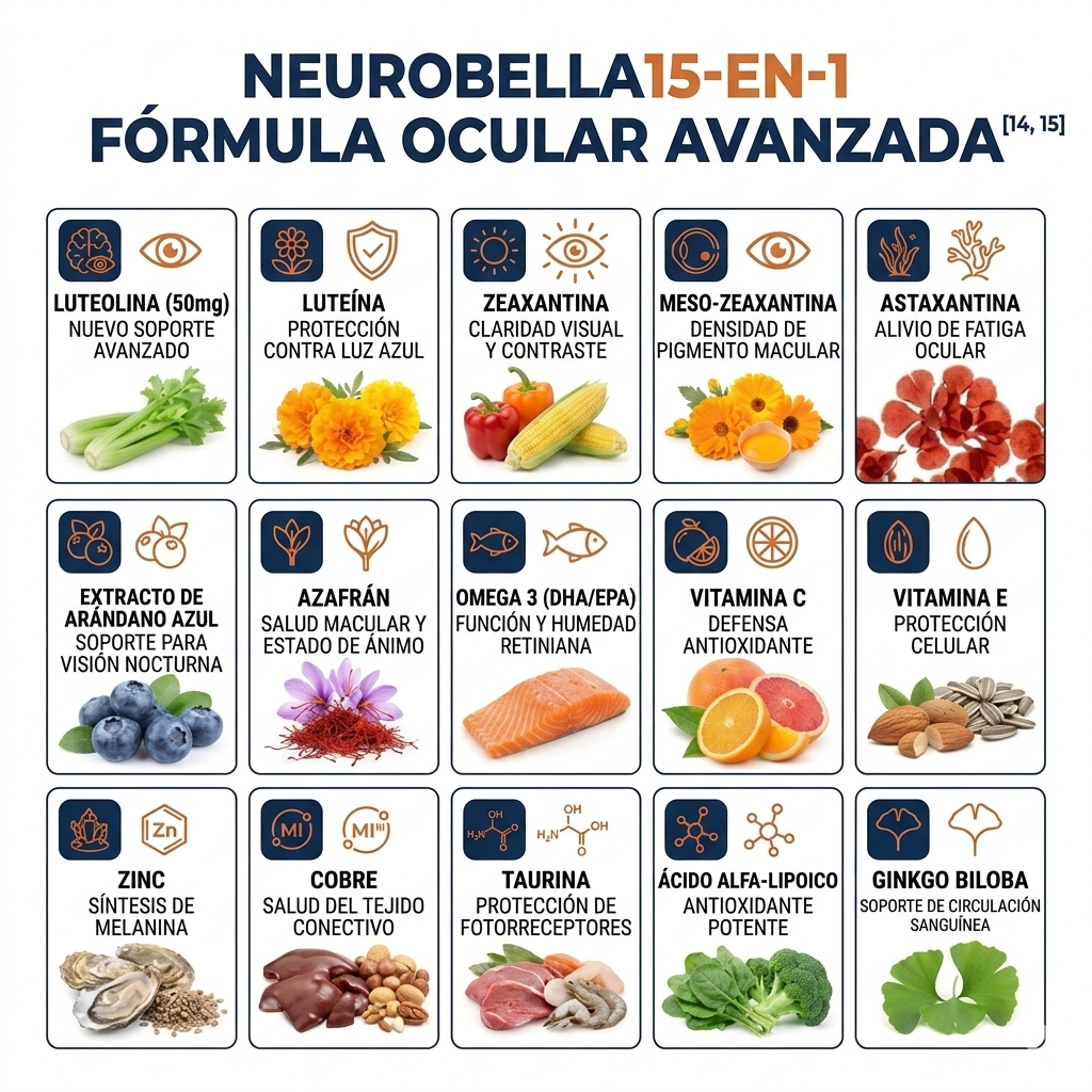 Lovani Fórmula Avanzada para los Ojos 15-en-1