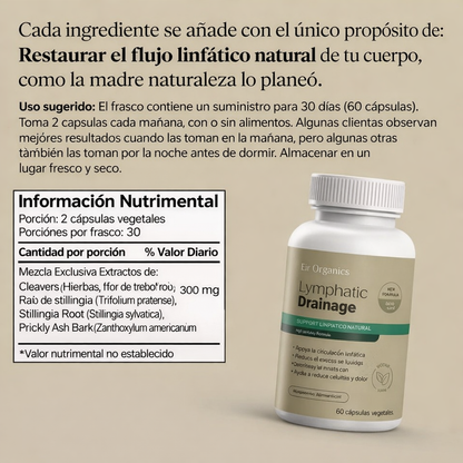 Cápsulas de drenaje linfático