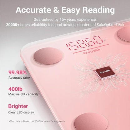 Pink Smart Body Weight Scale